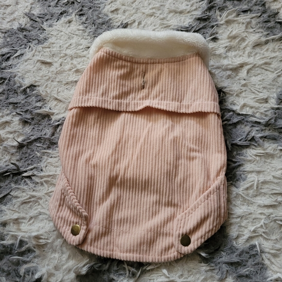 Pink Corduroy Dog Jacket Medium - Picture 5 of 5